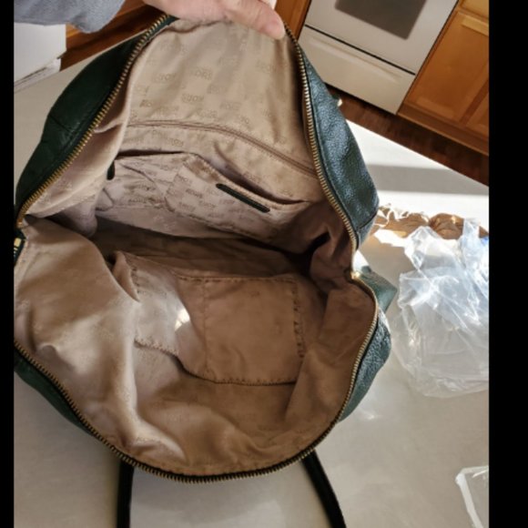 Michael Kors Green Weekender Leather Tote Bag M - Picture 13 of 14